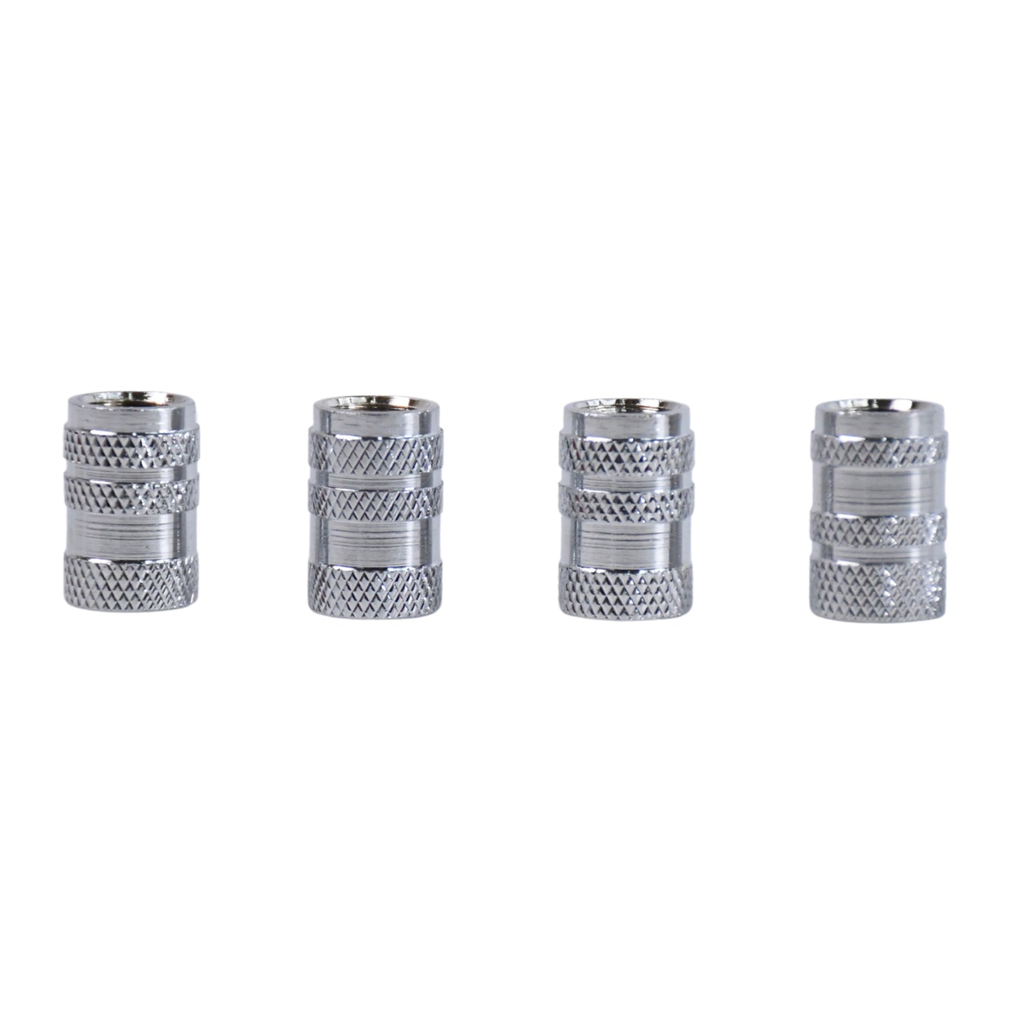 Tirevalve Stem Caps Fit For Genesis Cars. Air Valve Caps Suit For Most Car Truck Suv Wheel Accessories 4Pcs Silver.