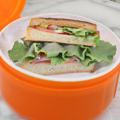 Smilyplastic Lunch Box Small Box With 2In1 Spoon Pack Of 1