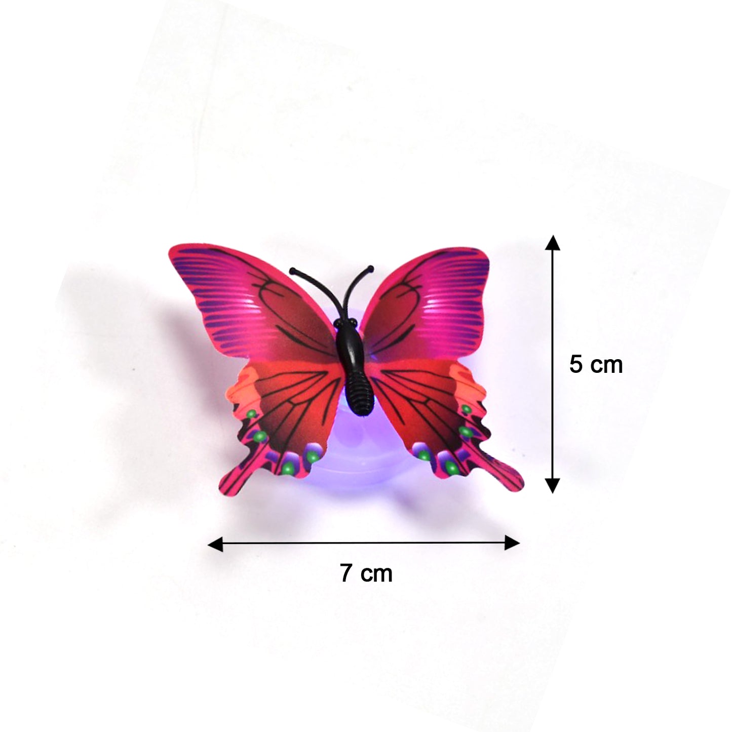 Butterfly 3D Night Lamp Comes With 3D Illusion Design Suitable For Drawing Room Lobby. (Pack Of 50)