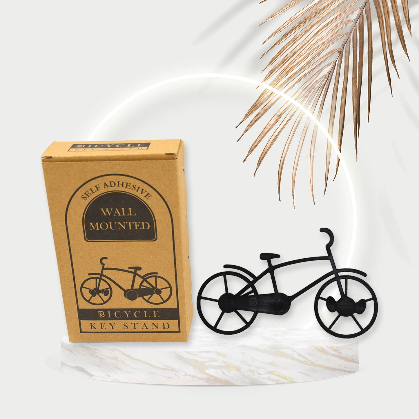 Bicycle Shape Key Chain Holder And Wall Mount Bike Hook Key Holders Plastic Key Holder For Home Office (Pack Of 4)