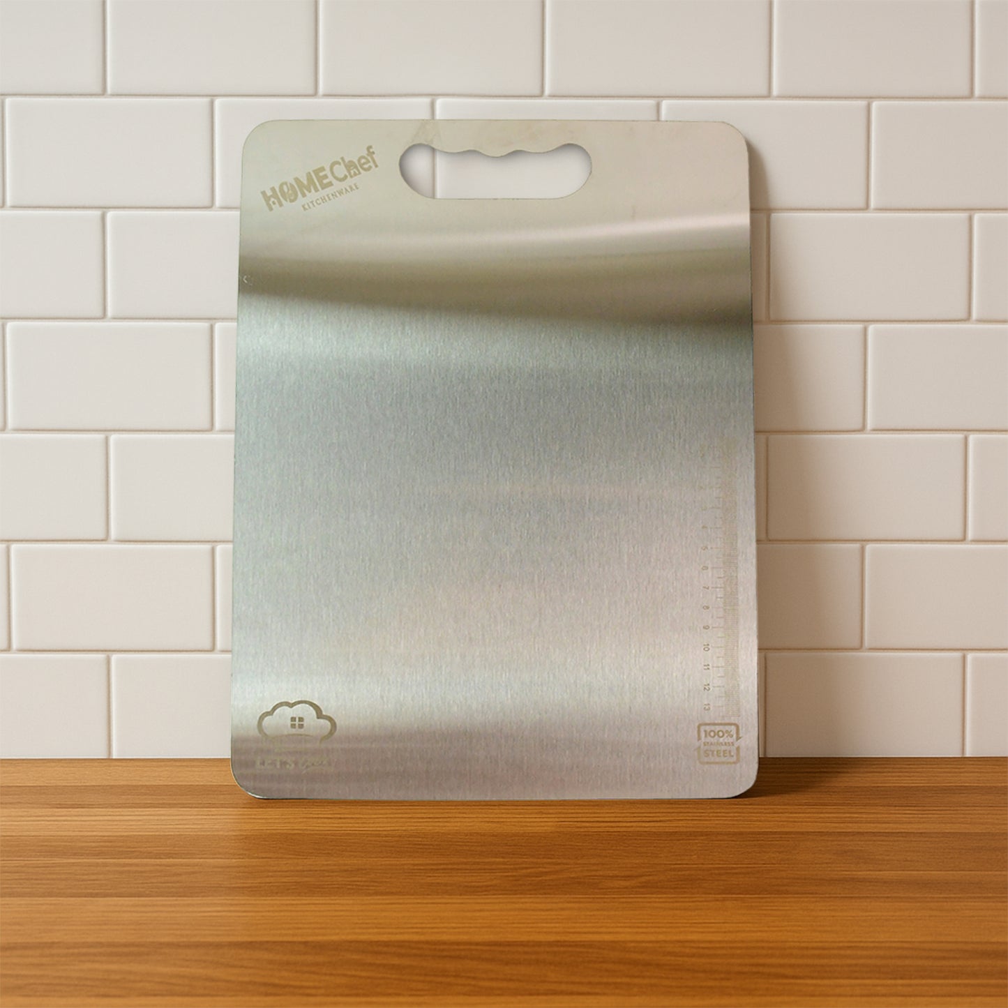 Premium Stainless Steel Cutting Board 229Mm X 330Mm (1 Pc)