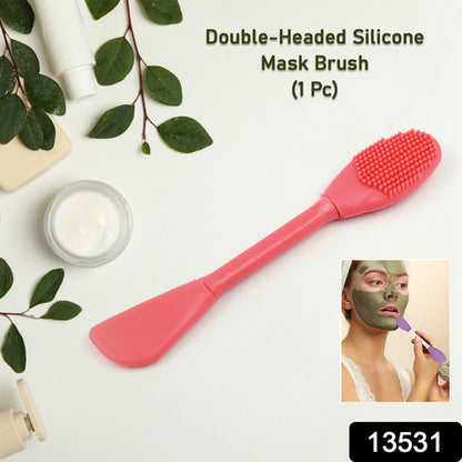 2 In1 Double-Headed Silicone Face Mask Brush (1 Pc)