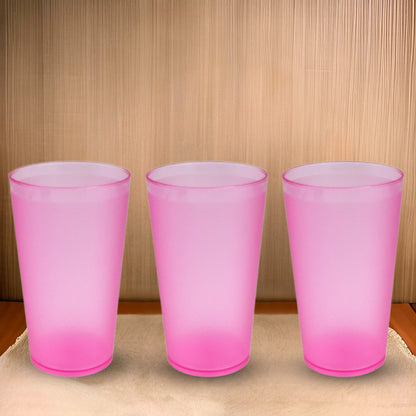 6 Pcs Large Plastic Glass 300Ml Used In All Kinds Of Kitchen And Official Purposes For Drinking Water And Beverages Etc.