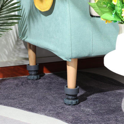 Plastic Washing Machine Vibration Feet Pad Adjustable Highly Non-Slip Support Anti Vibration Pads Walk Pads Shock Absorber Noise Cancelling Furniture Lifting Base (4 Pcs Set)