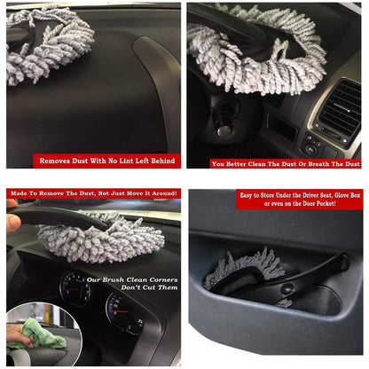 Car Wash Cleaning Brush Microfiber Dusting Tool Duster Dust Mop Home Cleaning For Cleaning And Washing Of Dirty Car Glasses Windows And Exterior.