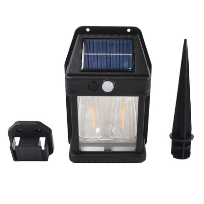 18Wsolar Wall Double Lights  Lamp With 2 Modes  Motion Sensor (1 Pc)