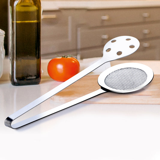 Apexstainless Steel Skimmer Serving Tong