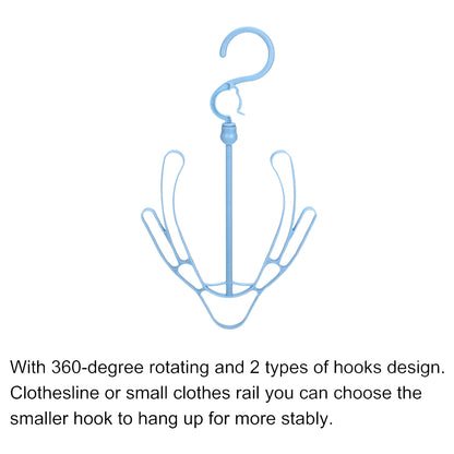 Small Shoes Drying Hanger Rotatable Shoe Hanging Racks (1Pc)