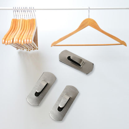Self-Adhesive Hooks Heavy Duty Wall Hooks Hangers Stainless Steel Waterproof Sticky Hooks For Hanging Robe Coat Towel Kitchen Bathroom And.