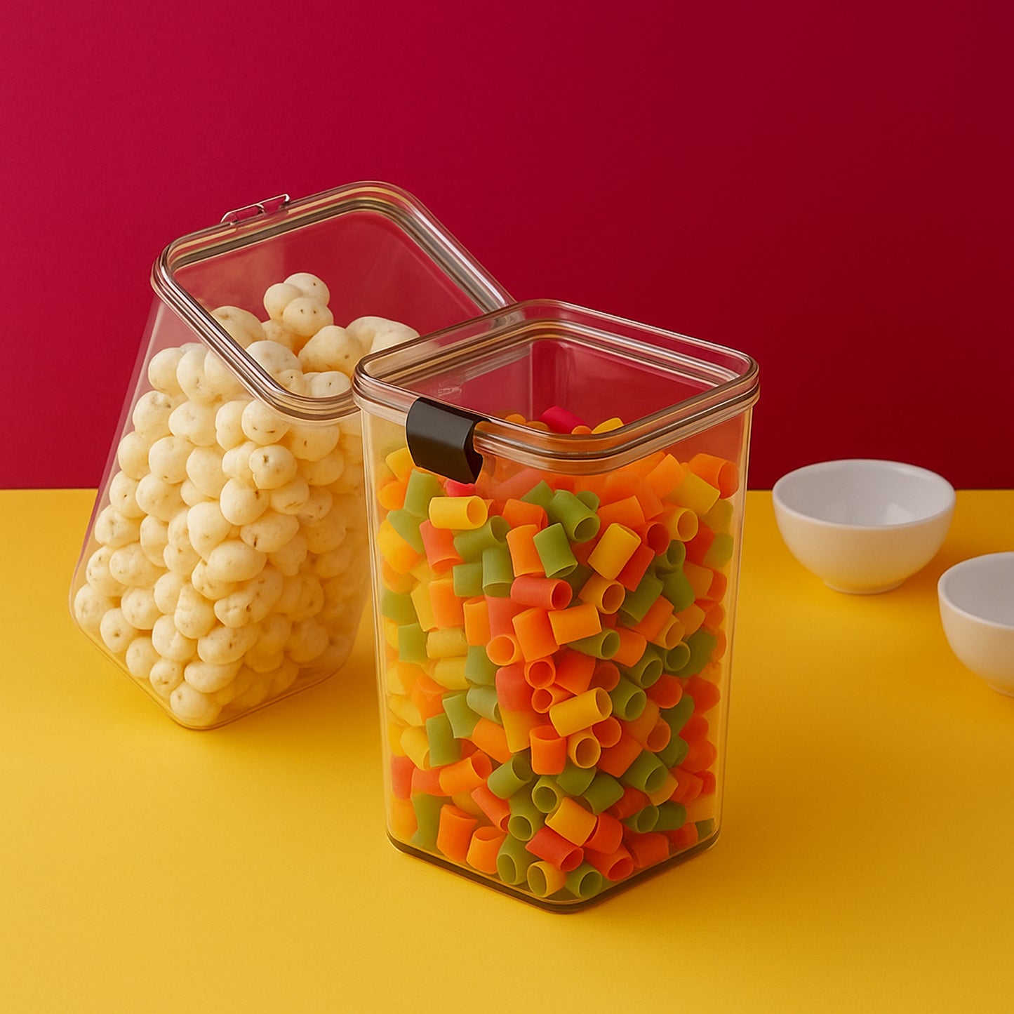 Ml Airtight Lock  Lock Plastic Storage Container (1 Pc)