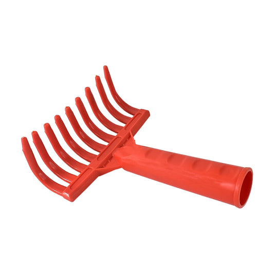 Heavyduty Plastic Garden Hand Rake  9-Tooth Cultivator Tool (1 Pc)