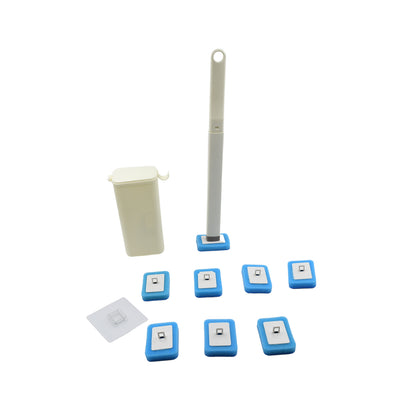 Toilet Brush Wand Toilet Brush Kit With 8 Count Disposable Toilet Refills Heads