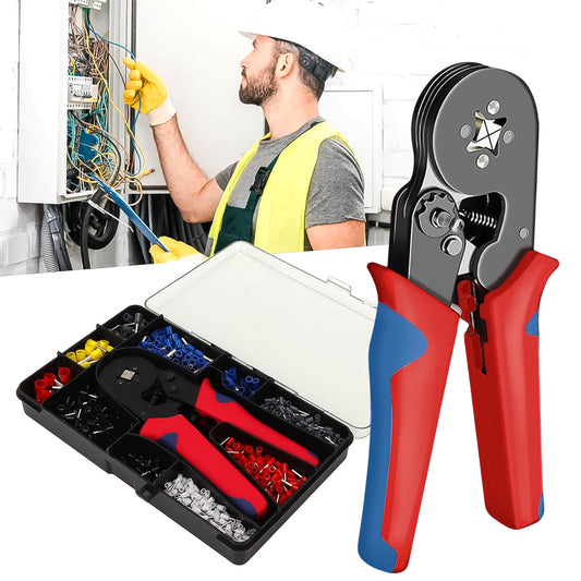 Wireferrule Kit With 1200Pcs Wire End Ferrules  Crimper Plier