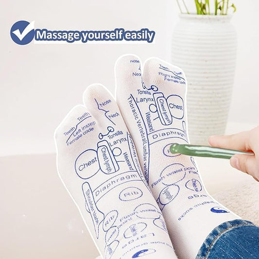 Fullreflexology Acupressure Therapy Socks Set (1 Set)