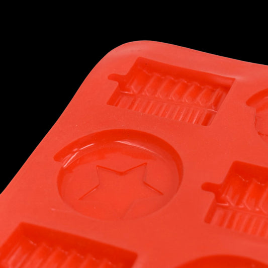 6Cavity Chocolate Mould Tray  Cake Baking Mold  Flexible Silicon Ice Cupcake Making Tools