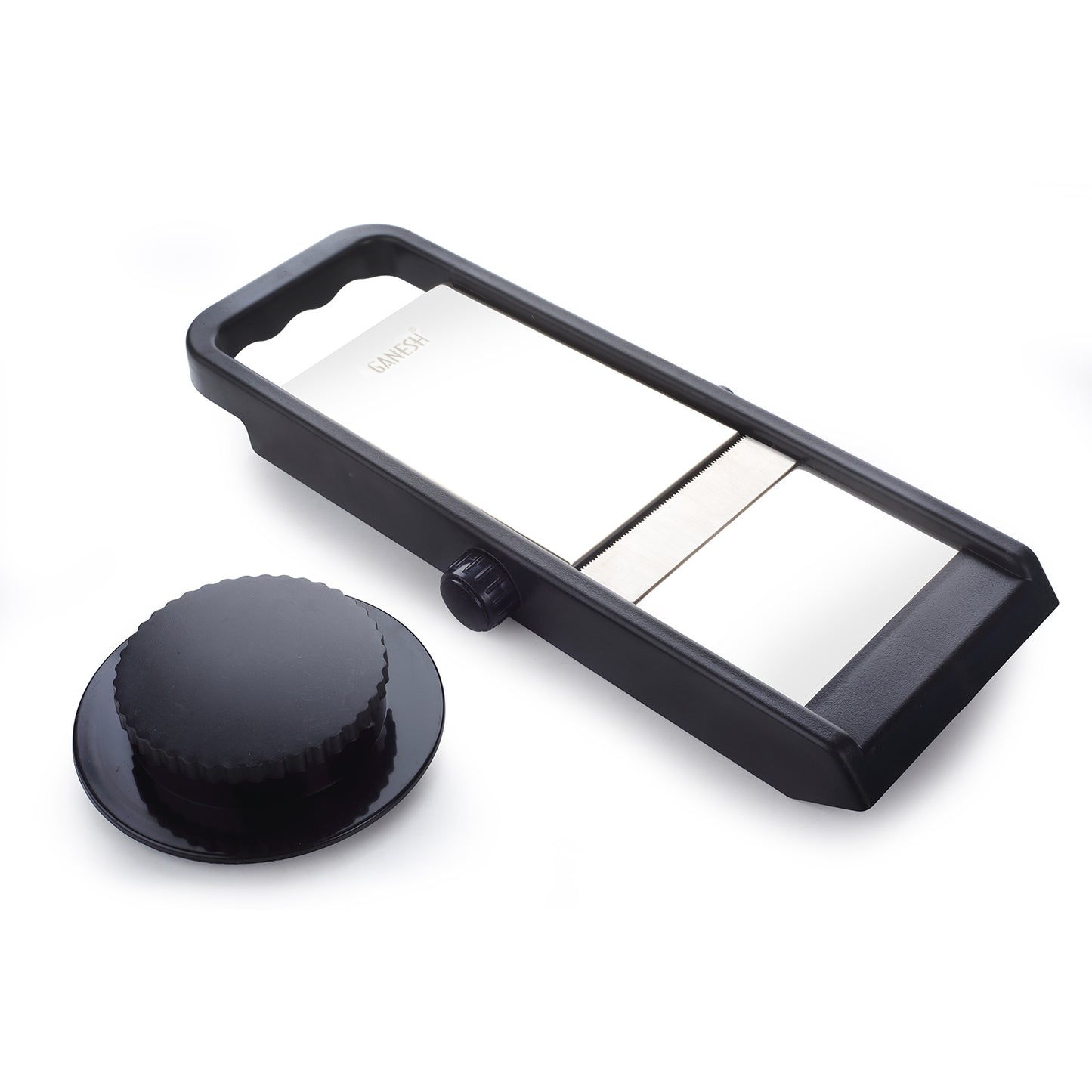 Ganesh Adjustable Plastic Slicer 1-Piece Blacksilver