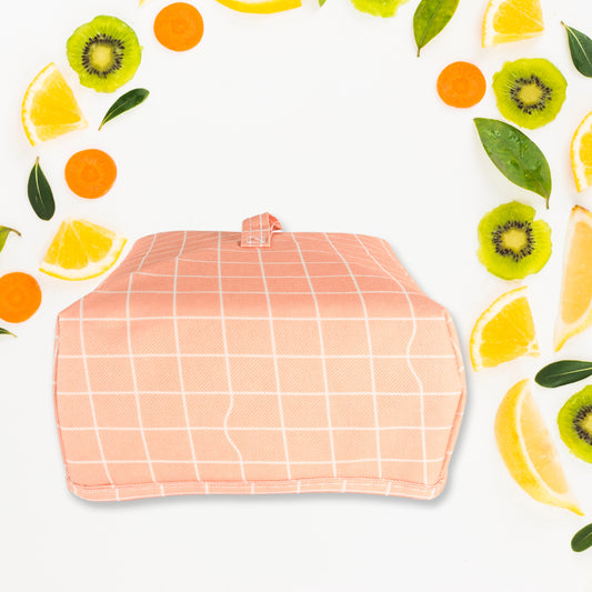 Foldable Food Covers Anti-Dust Heat Preservation Anti-Fly Mosquito Kitchen Lid Foldable Cover For Hot Food Dish Insulation Cover Food Warmer Cover For Kitchen Picnic (20X20 Cm)