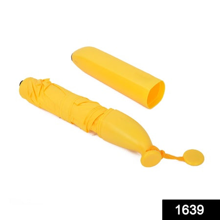 Stylish Banana Shaped Mini Foldable Umbrella