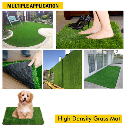Artificial Grass For Balcony Or Doormat Soft And Durable Plastic Turf Carpet 58X38Cm