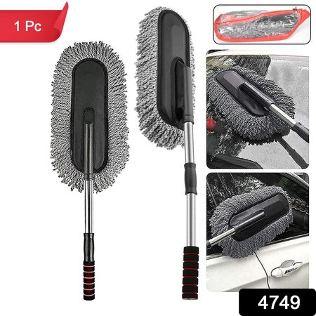 Car Duster Long Retractablesoftnon-Sliphandle Multipurpose Microfiber Wash Brush Vehicle Interior And Exterior Cleaning Kit With For Car Boats Or Home