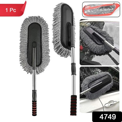 Car Duster Long Retractablesoftnon-Sliphandle Multipurpose Microfiber Wash Brush Vehicle Interior And Exterior Cleaning Kit With For Car Boats Or Home