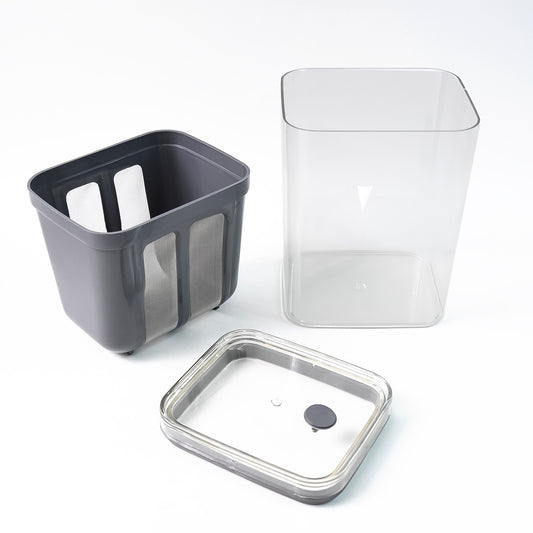 2 In1 Multifunctional Yogurt Strainer With Storage Container  1100 Ml (1 Set)