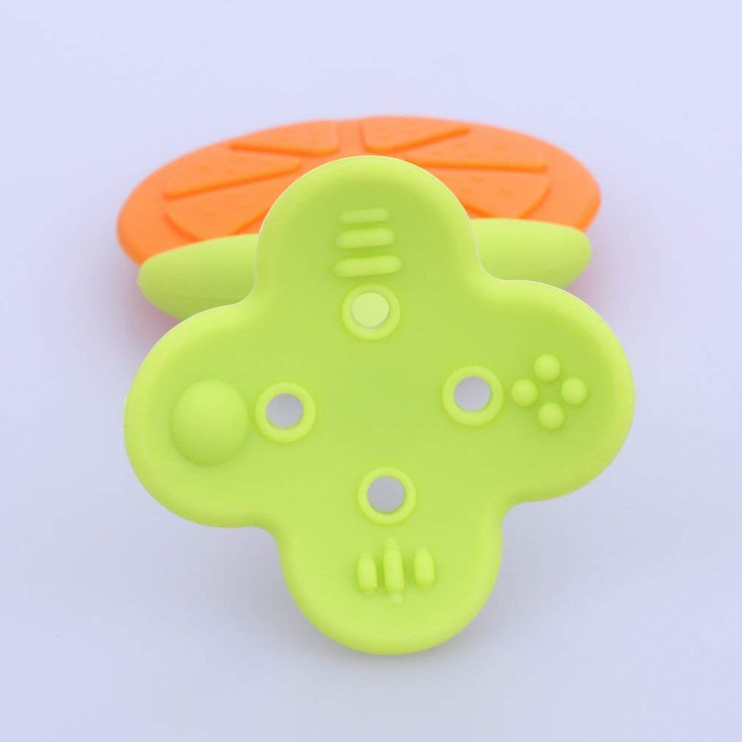 Silicone Fruit Shape Teether Toy Food Grade Silicon Teether Use For Baby  Toddlers  Infants  Children