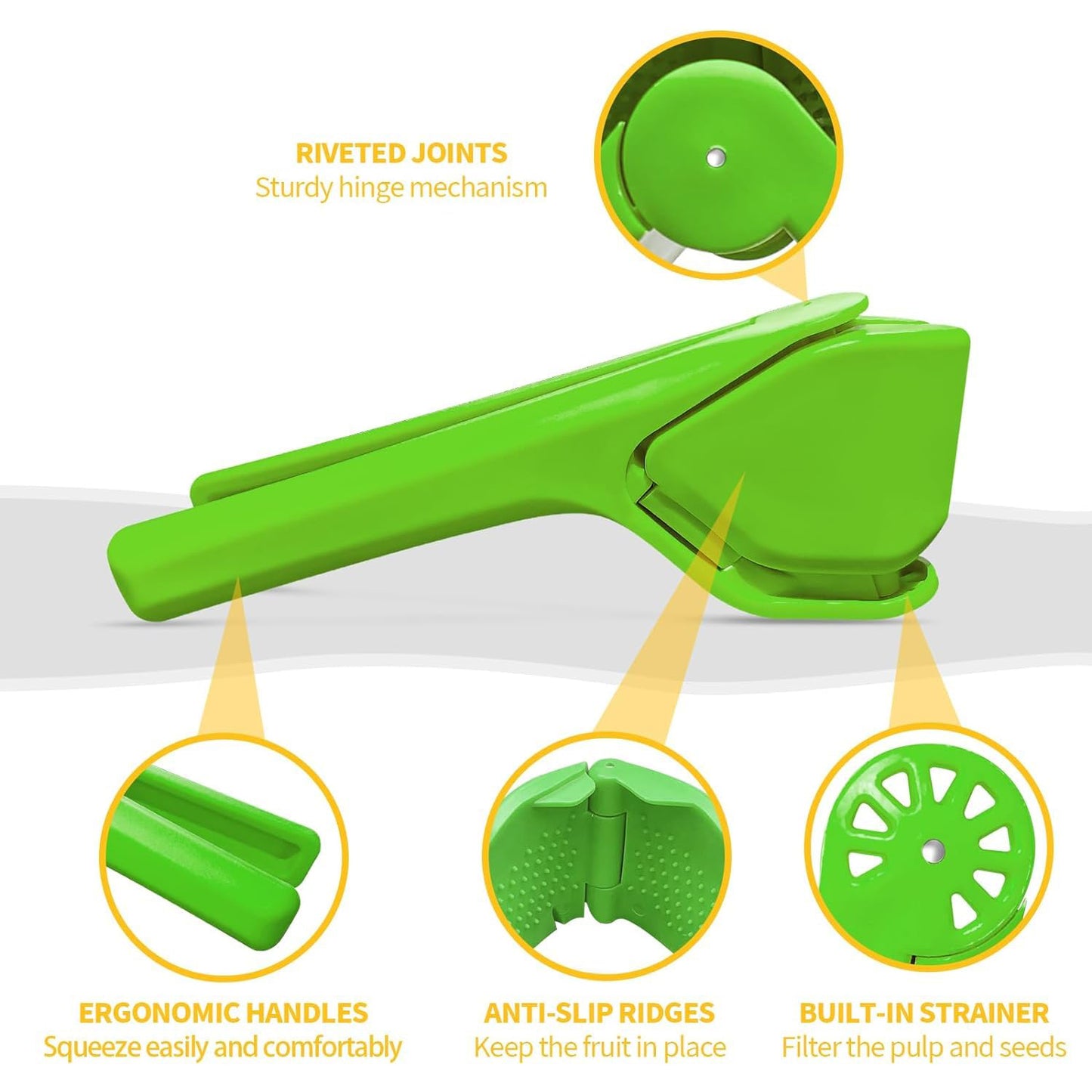 Ligerplastic Manual Handheld Lemon  Orange Squeezer Juice (1 Pc)