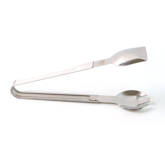 Stainless Steel Multipurpose Serving Tong  2-In-1 Pasta  Salad Tong (1 Pc)