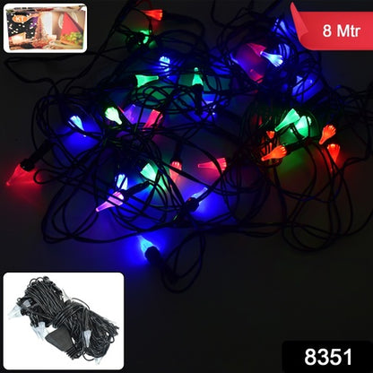 Multi-Color Decorative Led String Light  (8 Meter)