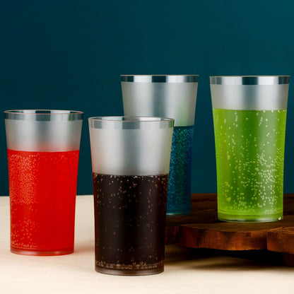 Mattfinish Glass Tumbler Set (Approx 300Ml  6 Pc)