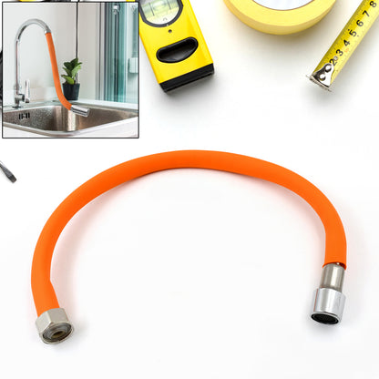 Flexible Water Tap Extender Universal Foaming Extension Tube With Connector 360 Free Bending Faucet Extender Adjustable Sink Drain Extension (46Cm)