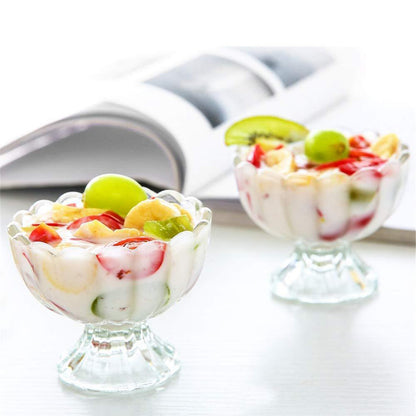 Serving Dessert Bowl Ice Cream Salad Fruit Bowl - 6Pcs Serving Dessert Bowl Ice Cream Salad Fruit Bowl - 6Pcs