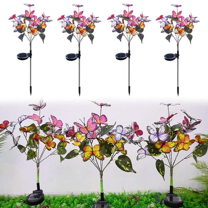 Solar Butterfly Decorative Led Light (1 Pc)