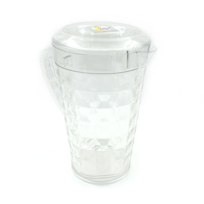 Mocktail Pet Jug  Plastic Jug With Lid Drinking Beverage Jag Transparent Tableware  Reusable Bpa Free Plastic Water Jug For Home Use Perfect For Home Restaurants