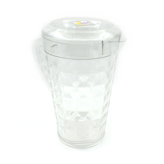 Mocktail Pet Jug  Plastic Jug With Lid Drinking Beverage Jag Transparent Tableware  Reusable Bpa Free Plastic Water Jug For Home Use Perfect For Home Restaurants