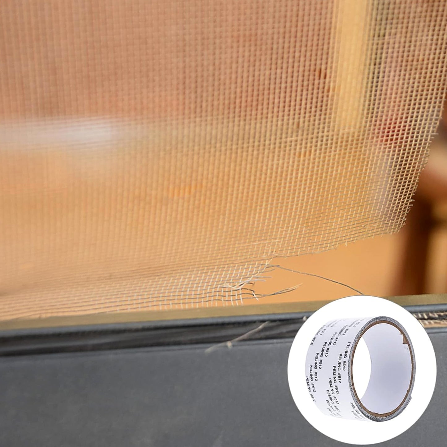 Self-Adhesive Mosquito Net Repair Tape  2M X 5Cm Roll  1 Pc