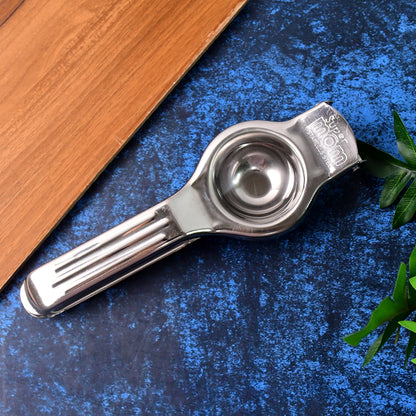 Supermom 2-In-1 Heavy Duty Stainless Steel Lemon Squeezer With Built-In Bottle Opener