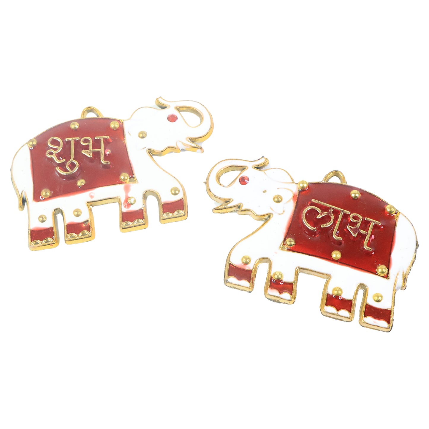 Shubhlabh Elephant Decorative Wall Hangings (2 Pc)