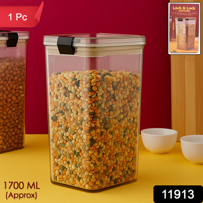 Ml Airtight Lock  Lock Plastic Storage Container (1 Pc)