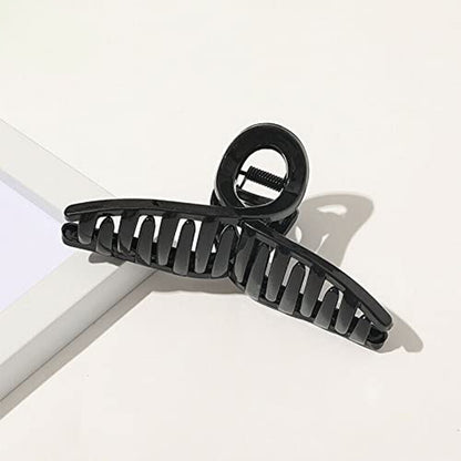 Plastic Hair Claw Clips Strong Clips (1 Pc  Mix Design  Color)