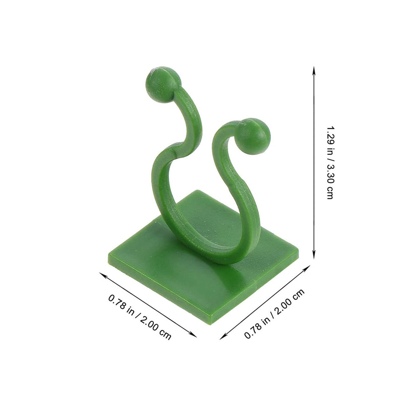 Plantclimbing Wall Fixture Clip Self-Adhesive Hook (200 Pcs Set)