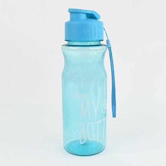 Bpa-Free Plastic Sports Water Bottle (Approx. 400 Ml  1 Pc)