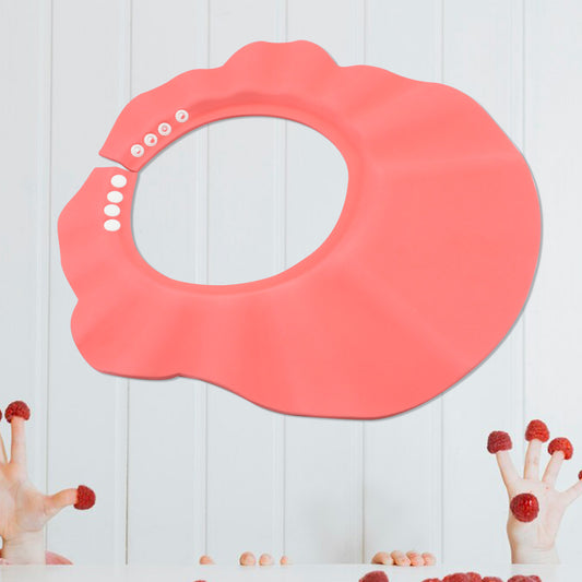 Baby Shower Caps Bath Cap For Toddlerbabykidesoft  Flexible Material Visor Hat Safe Shampoo Protection Shampoo Cap Hat New Born Infants Babies Shield Eyesears Protector Soft Comfortable Wash Hair (1 Pc)