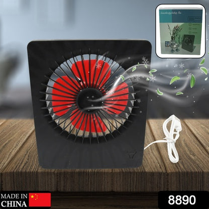 Portable Desk Fan Table Fan 1 Step Speed Setting Fan Personal Desk Fan Suitable For Office School  Home Use