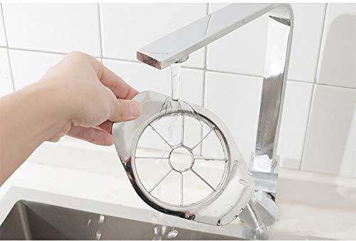 Stainless Steel Apple Cutterslicer With 8 Blades And Handle