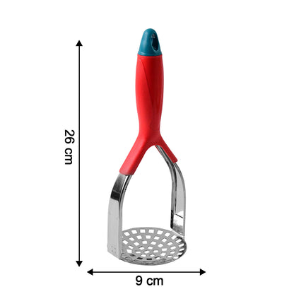 Kitchen Food Masher Fruit Tool Masher Professional Masher Kitchen Tool Kitchen Masher With Comfortable Grip Heavy Duty Potato Masher Perfect For Bean Vegetable Fruits Masher (1 Pc)