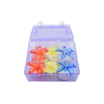 Fiber Optic Light Mini Color Change Led Table Centerpieces  Light Up Candle - Pack Of 6