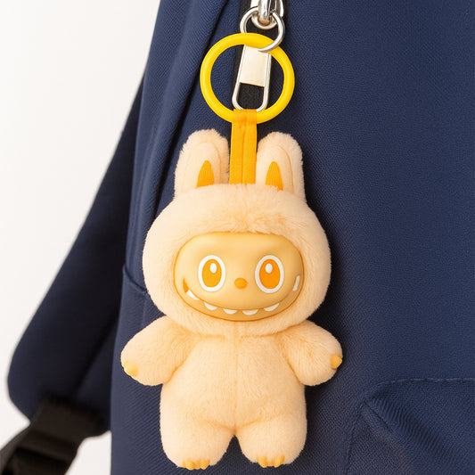 Plushtoy Cartoon Keychain With Hook Assorted Colorful Animal Design  1 Pc (Mix Design)