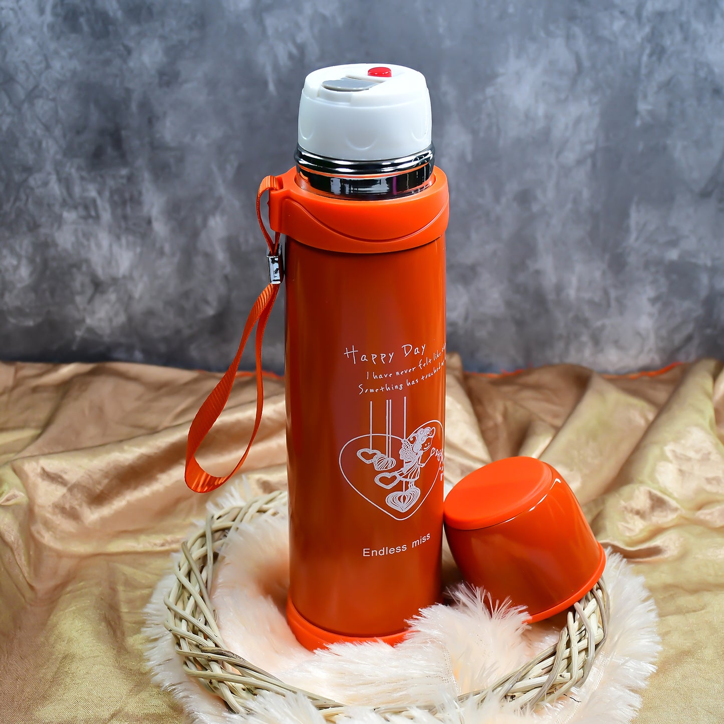 1Pc Stainless Steel Mix Bottles For Storing Water And Some Other Types Of Beverages Etc.